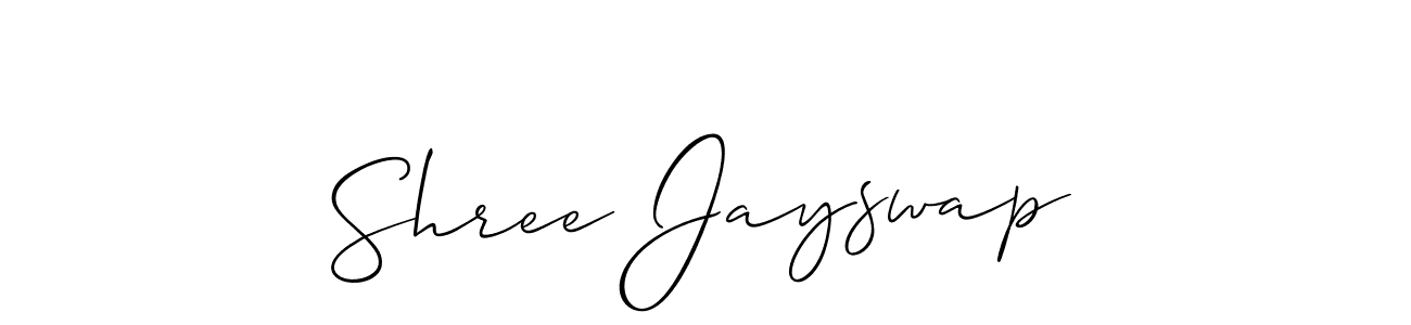 if you are searching for the best signature style for your name Shree Jayswap. so please give up your signature search. here we have designed multiple signature styles  using Allison_Script. Shree Jayswap signature style 2 images and pictures png