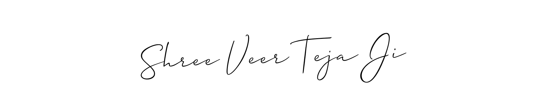 You can use this online signature creator to create a handwritten signature for the name Shree Veer Teja Ji. This is the best online autograph maker. Shree Veer Teja Ji signature style 2 images and pictures png
