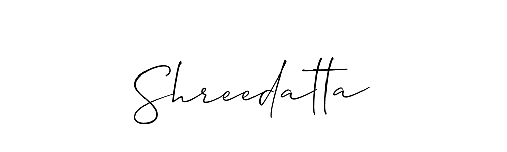 How to make Shreedatta name signature. Use Allison_Script style for creating short signs online. This is the latest handwritten sign. Shreedatta signature style 2 images and pictures png