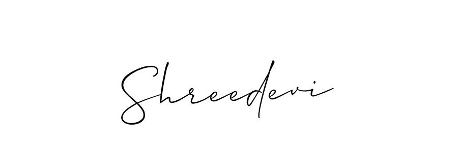 Similarly Allison_Script is the best handwritten signature design. Signature creator online .You can use it as an online autograph creator for name Shreedevi. Shreedevi signature style 2 images and pictures png