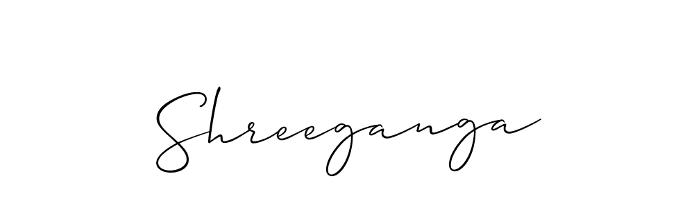 Also we have Shreeganga name is the best signature style. Create professional handwritten signature collection using Allison_Script autograph style. Shreeganga signature style 2 images and pictures png