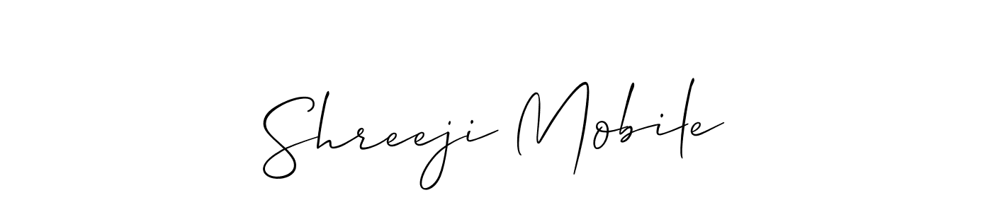 It looks lik you need a new signature style for name Shreeji Mobile. Design unique handwritten (Allison_Script) signature with our free signature maker in just a few clicks. Shreeji Mobile signature style 2 images and pictures png