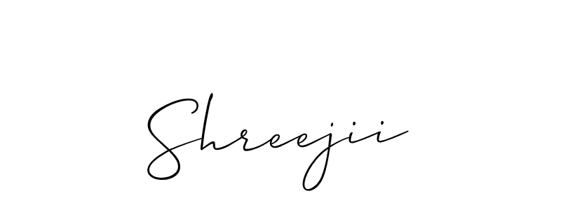 You can use this online signature creator to create a handwritten signature for the name Shreejii. This is the best online autograph maker. Shreejii signature style 2 images and pictures png