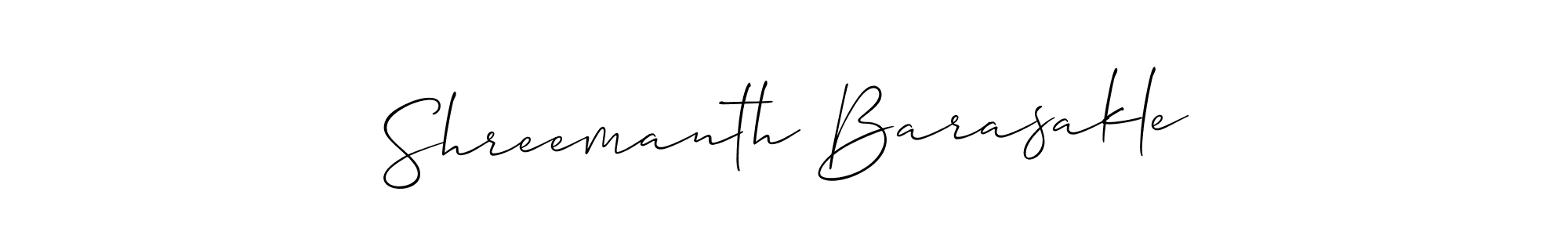 Best and Professional Signature Style for Shreemanth Barasakle. Allison_Script Best Signature Style Collection. Shreemanth Barasakle signature style 2 images and pictures png