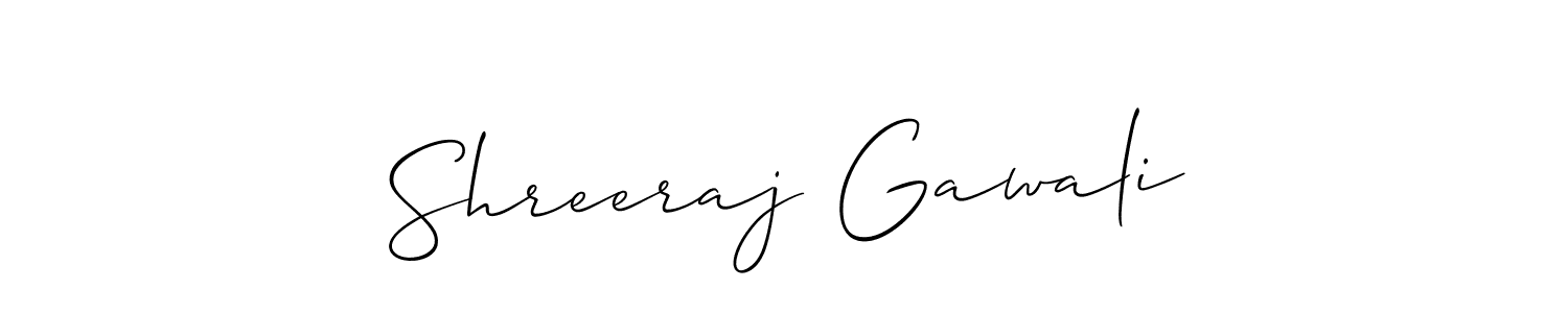 It looks lik you need a new signature style for name Shreeraj Gawali. Design unique handwritten (Allison_Script) signature with our free signature maker in just a few clicks. Shreeraj Gawali signature style 2 images and pictures png