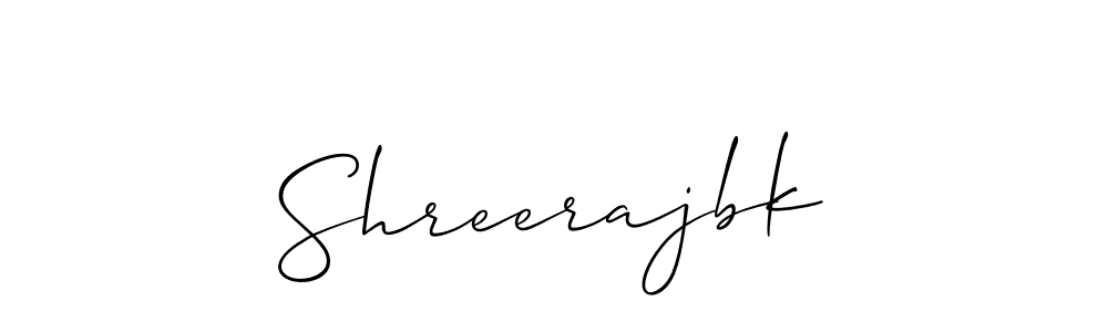 Make a beautiful signature design for name Shreerajbk. Use this online signature maker to create a handwritten signature for free. Shreerajbk signature style 2 images and pictures png