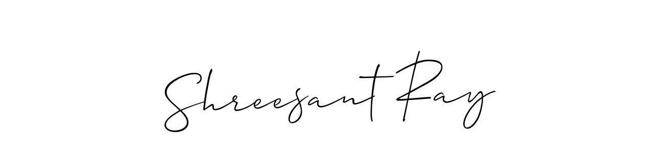 Once you've used our free online signature maker to create your best signature Allison_Script style, it's time to enjoy all of the benefits that Shreesant Ray name signing documents. Shreesant Ray signature style 2 images and pictures png