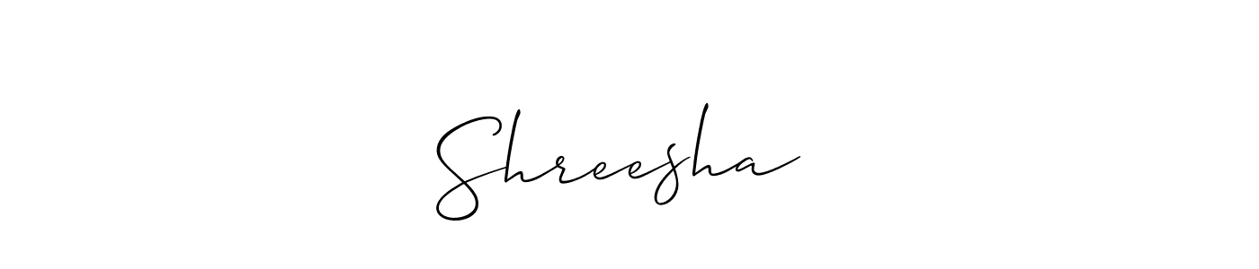 Once you've used our free online signature maker to create your best signature Allison_Script style, it's time to enjoy all of the benefits that Shreesha❤️ name signing documents. Shreesha❤️ signature style 2 images and pictures png