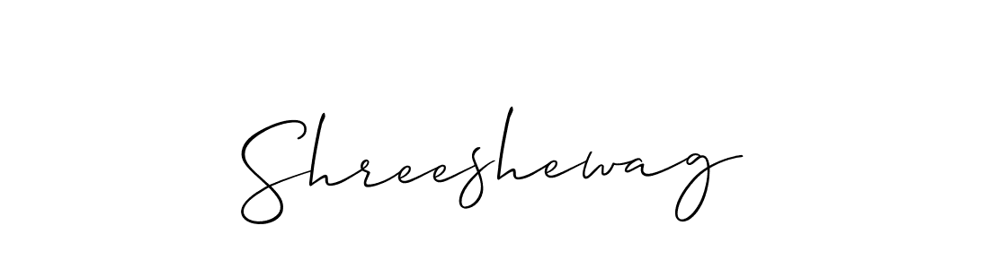 How to make Shreeshewag signature? Allison_Script is a professional autograph style. Create handwritten signature for Shreeshewag name. Shreeshewag signature style 2 images and pictures png