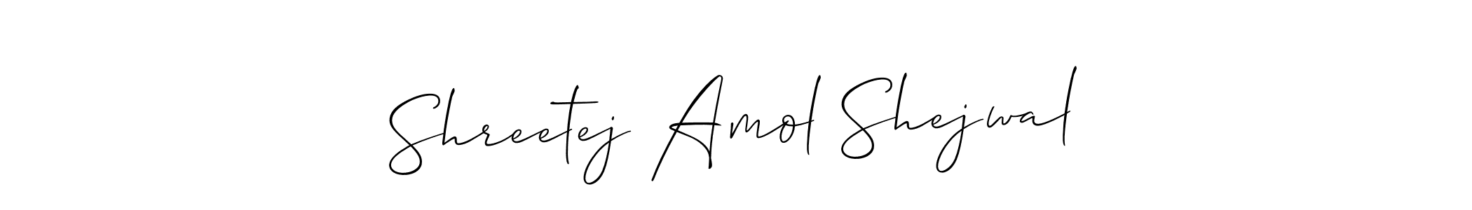 Once you've used our free online signature maker to create your best signature Allison_Script style, it's time to enjoy all of the benefits that Shreetej Amol Shejwal name signing documents. Shreetej Amol Shejwal signature style 2 images and pictures png