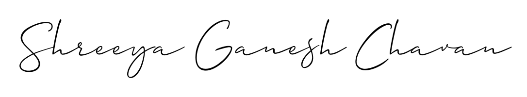 Master the art of signing with Shreeya Ganesh Chavan written in fluent Allison_Script script. A great template to practice and refine your handwriting. Shreeya Ganesh Chavan signature style 2 images and pictures png
