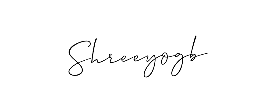 Make a beautiful signature design for name Shreeyogb. Use this online signature maker to create a handwritten signature for free. Shreeyogb signature style 2 images and pictures png