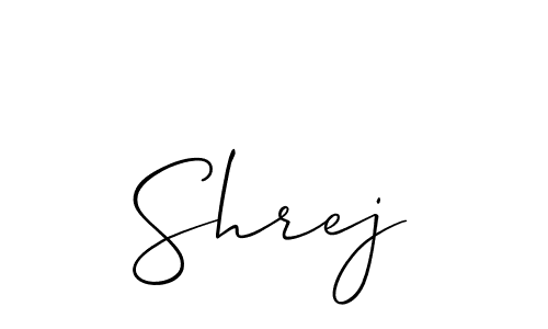 Make a short Shrej signature style. Manage your documents anywhere anytime using Allison_Script. Create and add eSignatures, submit forms, share and send files easily. Shrej signature style 2 images and pictures png