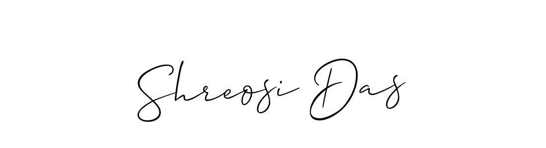 if you are searching for the best signature style for your name Shreosi Das. so please give up your signature search. here we have designed multiple signature styles  using Allison_Script. Shreosi Das signature style 2 images and pictures png