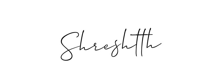 How to Draw Shreshtth signature style? Allison_Script is a latest design signature styles for name Shreshtth. Shreshtth signature style 2 images and pictures png