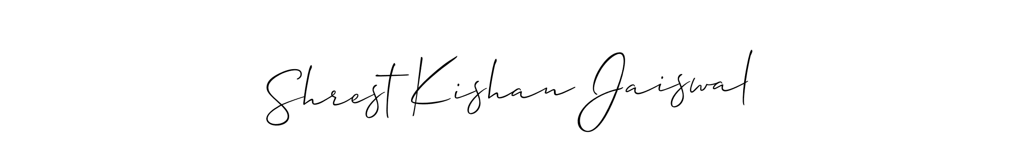 Check out images of Autograph of Shrest Kishan Jaiswal name. Actor Shrest Kishan Jaiswal Signature Style. Allison_Script is a professional sign style online. Shrest Kishan Jaiswal signature style 2 images and pictures png