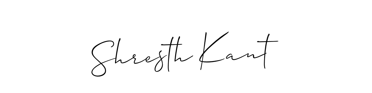 How to make Shresth Kant signature? Allison_Script is a professional autograph style. Create handwritten signature for Shresth Kant name. Shresth Kant signature style 2 images and pictures png