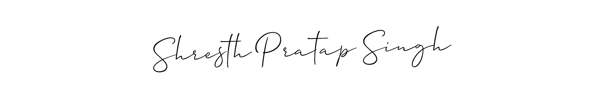 How to make Shresth Pratap Singh signature? Allison_Script is a professional autograph style. Create handwritten signature for Shresth Pratap Singh name. Shresth Pratap Singh signature style 2 images and pictures png