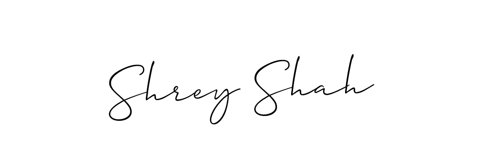 Also we have Shrey Shah name is the best signature style. Create professional handwritten signature collection using Allison_Script autograph style. Shrey Shah signature style 2 images and pictures png