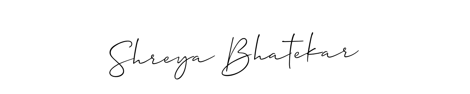 Make a beautiful signature design for name Shreya Bhatekar. Use this online signature maker to create a handwritten signature for free. Shreya Bhatekar signature style 2 images and pictures png