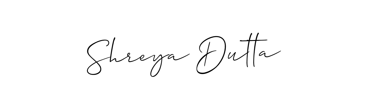 See photos of Shreya Dutta official signature by Spectra . Check more albums & portfolios. Read reviews & check more about Allison_Script font. Shreya Dutta signature style 2 images and pictures png