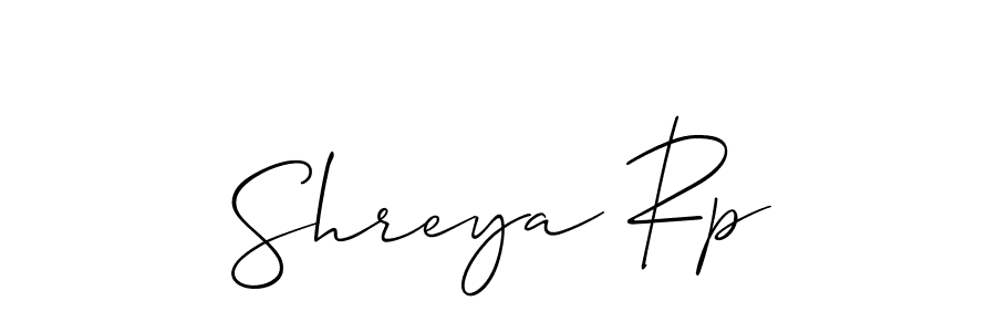 Best and Professional Signature Style for Shreya Rp. Allison_Script Best Signature Style Collection. Shreya Rp signature style 2 images and pictures png