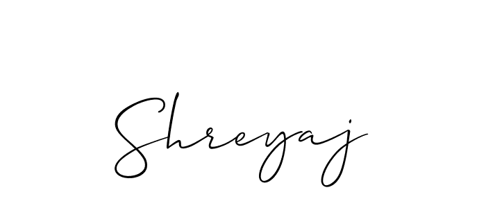 You should practise on your own different ways (Allison_Script) to write your name (Shreyaj) in signature. don't let someone else do it for you. Shreyaj signature style 2 images and pictures png