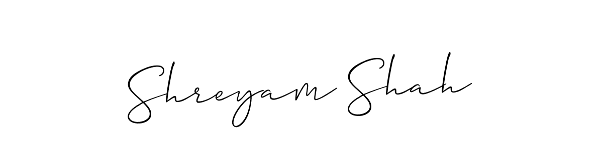 You can use this online signature creator to create a handwritten signature for the name Shreyam Shah. This is the best online autograph maker. Shreyam Shah signature style 2 images and pictures png