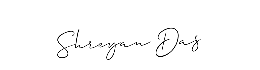 It looks lik you need a new signature style for name Shreyan Das. Design unique handwritten (Allison_Script) signature with our free signature maker in just a few clicks. Shreyan Das signature style 2 images and pictures png