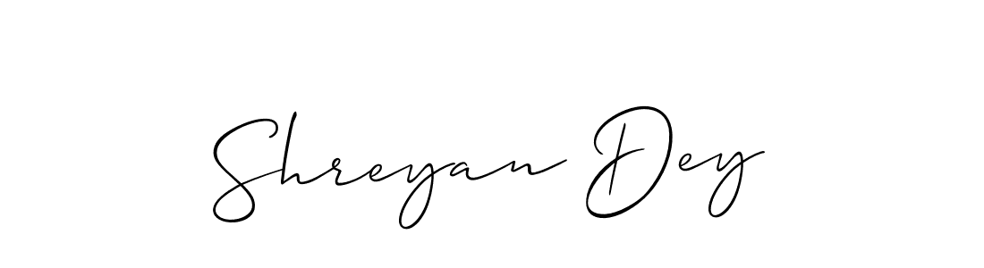 Similarly Allison_Script is the best handwritten signature design. Signature creator online .You can use it as an online autograph creator for name Shreyan Dey. Shreyan Dey signature style 2 images and pictures png