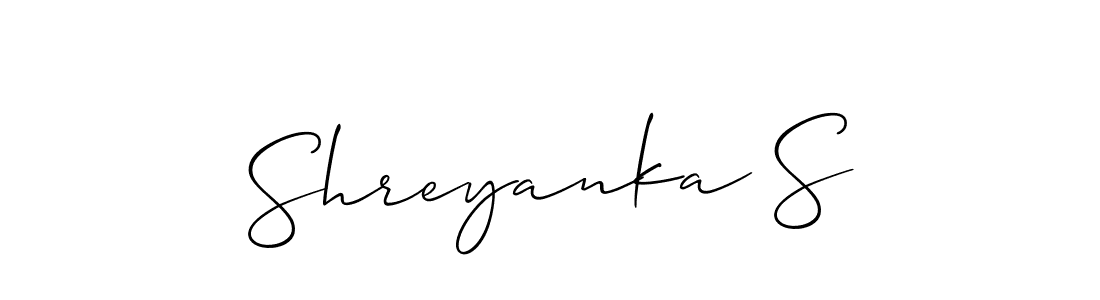 You can use this online signature creator to create a handwritten signature for the name Shreyanka S. This is the best online autograph maker. Shreyanka S signature style 2 images and pictures png