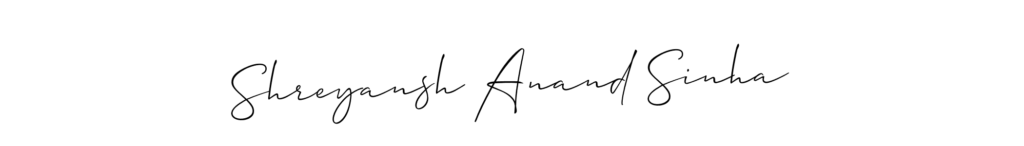 Best and Professional Signature Style for Shreyansh Anand Sinha. Allison_Script Best Signature Style Collection. Shreyansh Anand Sinha signature style 2 images and pictures png