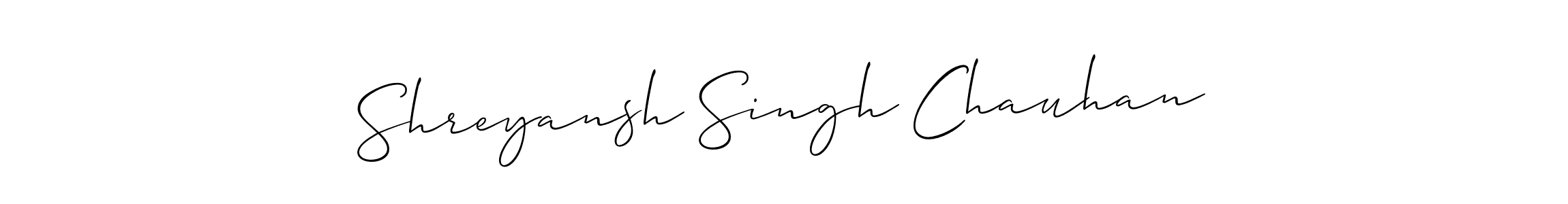 Make a beautiful signature design for name Shreyansh Singh Chauhan. Use this online signature maker to create a handwritten signature for free. Shreyansh Singh Chauhan signature style 2 images and pictures png