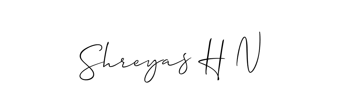 Once you've used our free online signature maker to create your best signature Allison_Script style, it's time to enjoy all of the benefits that Shreyas H N name signing documents. Shreyas H N signature style 2 images and pictures png