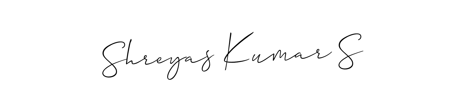 You can use this online signature creator to create a handwritten signature for the name Shreyas Kumar S. This is the best online autograph maker. Shreyas Kumar S signature style 2 images and pictures png