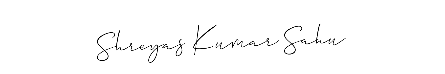 Make a beautiful signature design for name Shreyas Kumar Sahu. Use this online signature maker to create a handwritten signature for free. Shreyas Kumar Sahu signature style 2 images and pictures png