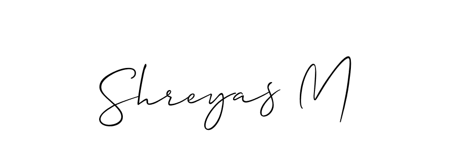 Once you've used our free online signature maker to create your best signature Allison_Script style, it's time to enjoy all of the benefits that Shreyas M name signing documents. Shreyas M signature style 2 images and pictures png