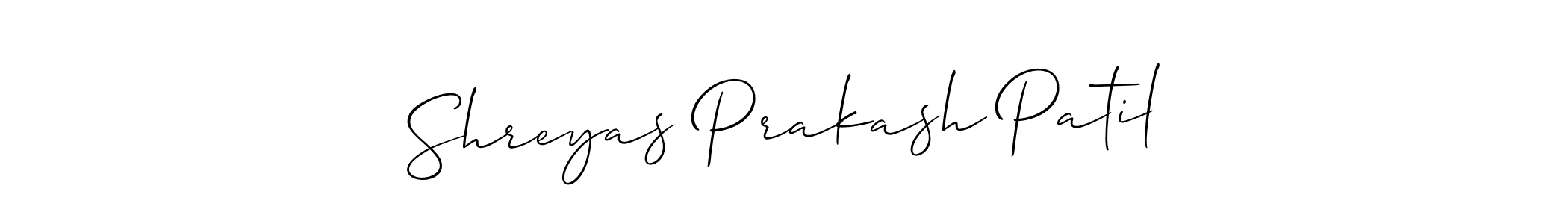 How to Draw Shreyas Prakash Patil signature style? Allison_Script is a latest design signature styles for name Shreyas Prakash Patil. Shreyas Prakash Patil signature style 2 images and pictures png