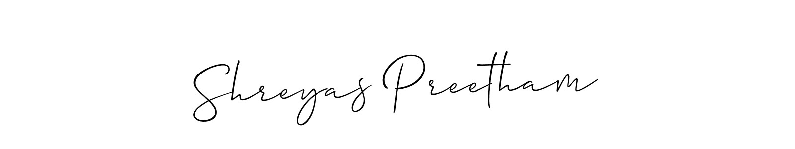 if you are searching for the best signature style for your name Shreyas Preetham. so please give up your signature search. here we have designed multiple signature styles  using Allison_Script. Shreyas Preetham signature style 2 images and pictures png