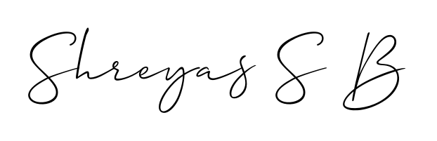 Personalize your online presence with Shreyas S B signature rendered in elegant Allison_Script font. Great for website footers and blogs. Shreyas S B signature style 2 images and pictures png