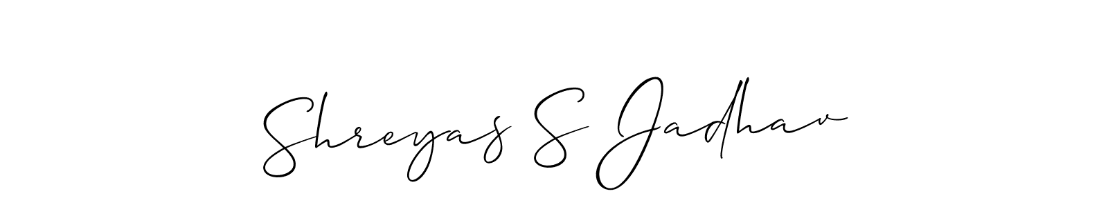 See photos of Shreyas S Jadhav official signature by Spectra . Check more albums & portfolios. Read reviews & check more about Allison_Script font. Shreyas S Jadhav signature style 2 images and pictures png