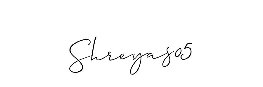 Also we have Shreyas05 name is the best signature style. Create professional handwritten signature collection using Allison_Script autograph style. Shreyas05 signature style 2 images and pictures png