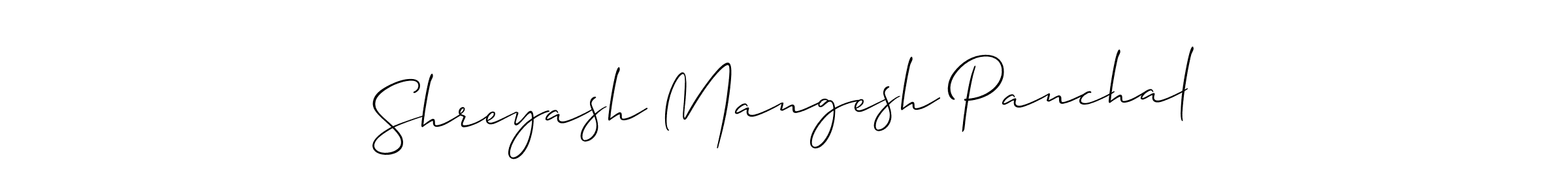 if you are searching for the best signature style for your name Shreyash Mangesh Panchal. so please give up your signature search. here we have designed multiple signature styles  using Allison_Script. Shreyash Mangesh Panchal signature style 2 images and pictures png