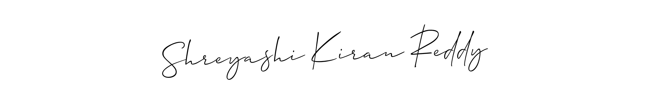 You can use this online signature creator to create a handwritten signature for the name Shreyashi Kiran Reddy. This is the best online autograph maker. Shreyashi Kiran Reddy signature style 2 images and pictures png