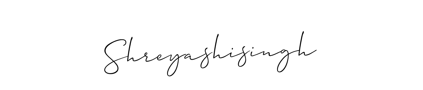 if you are searching for the best signature style for your name Shreyashisingh. so please give up your signature search. here we have designed multiple signature styles  using Allison_Script. Shreyashisingh signature style 2 images and pictures png