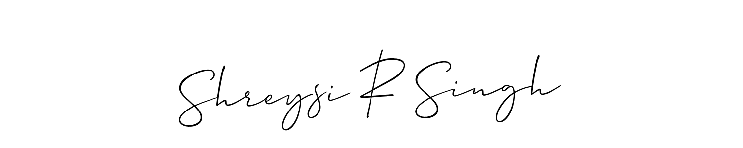 Once you've used our free online signature maker to create your best signature Allison_Script style, it's time to enjoy all of the benefits that Shreysi R Singh name signing documents. Shreysi R Singh signature style 2 images and pictures png