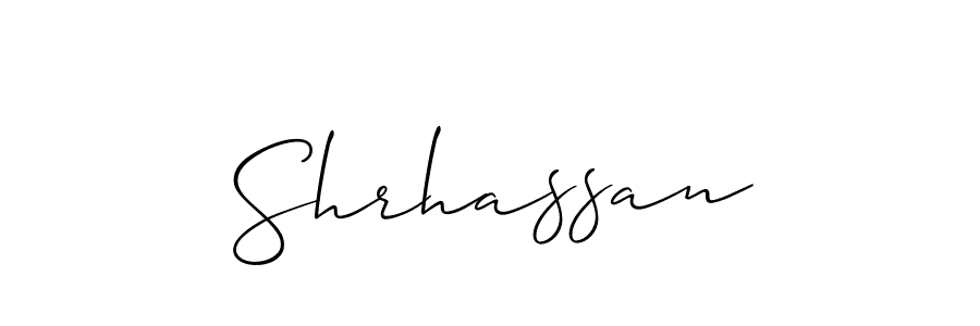 Best and Professional Signature Style for Shrhassan. Allison_Script Best Signature Style Collection. Shrhassan signature style 2 images and pictures png