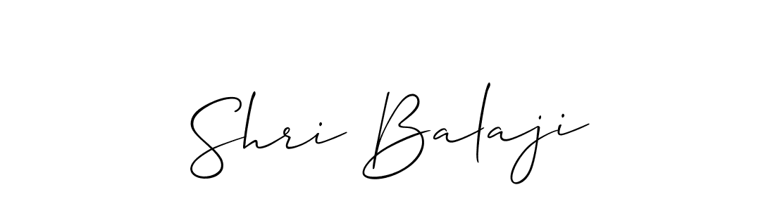Create a beautiful signature design for name Shri Balaji. With this signature (Allison_Script) fonts, you can make a handwritten signature for free. Shri Balaji signature style 2 images and pictures png