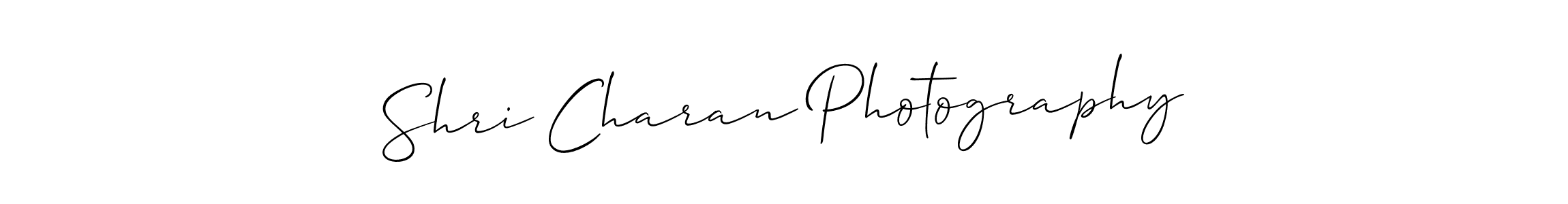 The best way (Allison_Script) to make a short signature is to pick only two or three words in your name. The name Shri Charan Photography include a total of six letters. For converting this name. Shri Charan Photography signature style 2 images and pictures png