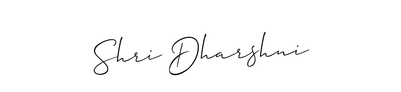 Also You can easily find your signature by using the search form. We will create Shri Dharshni name handwritten signature images for you free of cost using Allison_Script sign style. Shri Dharshni signature style 2 images and pictures png